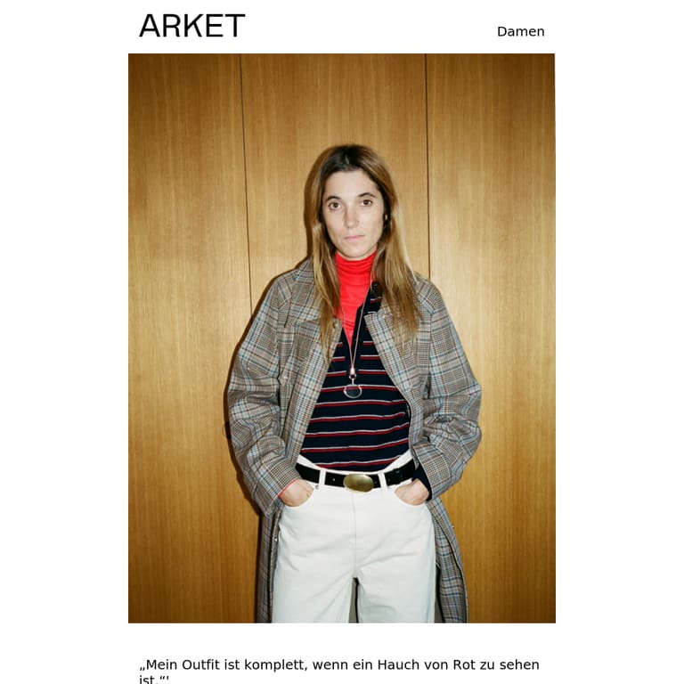 Lolita Jacobs über die Farbe Rot - newsletter screenshot