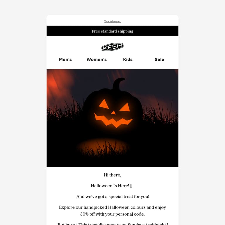 🎃 It's HalloKEEN Time! - newsletter screenshot