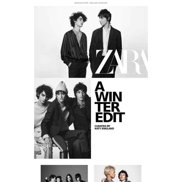 Entdecke die neue Kollektion - newsletter screenshot